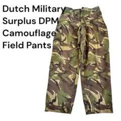 大人気 早い者勝ち オランダ軍 実物 DPMカモ 迷彩 フィールド カーゴパンツのサムネイル