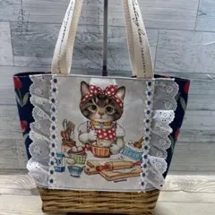 可愛い♡サンダーちゃんが両面アップリケトート♡ コヤンイサムチョン