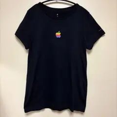 Apple アップル レインボーロゴ ミニT Y2K ブラック WSのサムネイル