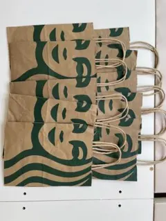 スターバックス ショップ袋 ショッパー 5枚セットのサムネイル