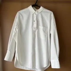 GU オフホワイト 長袖シャツ Sサイズ