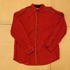 TOMMY JEANS 赤 長袖シャツ