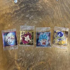 ドラゴンボール超戦士シールウエハース超 N、R4枚