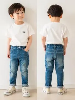 branshes ブランシェス キッズ デニムパンツ 110cm ストレッチ