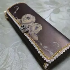 トールペイントメガネケース