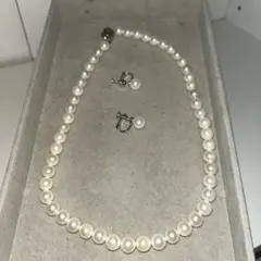 伊勢志摩英虞湾産あこや真珠 7.5-8mm パールネックレス - メルカリ