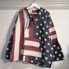 古着 アメリカ国旗 メキシカンパーカー