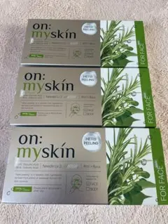 on: myskin ハーブピーリング 8個入り3箱セット