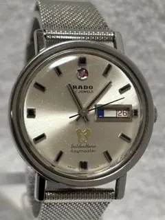 稼働 RADO 腕時計 アンティーク ブレスウォッチ 新品電池 1995 RADO - 稼働 RADO 腕時計 ヴィンテージ 新品電池 ゴールド文字盤