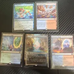 mtg フランス語版 友好色フェッチランド 4種類セット ktk edh mtg フランス語版 友好色フェッチランド 4種類セット ktk edh - メルカリ