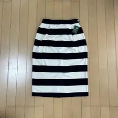 アースミュージック&エコロジー ミディボーダースカート M