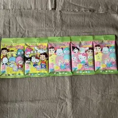 未開封 サンリオ なかよしシールグミ 5袋 抜き型 シール 不二家 ペコちゃん