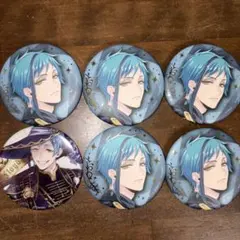 ツイステ フロイド・リーチ ブレイジングジュエル ブルームバースデー 缶バッジ