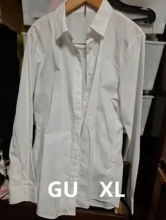 GU 長袖シャツ ホワイト XLのサムネイル