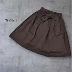 テチチ　フレアスカート　ブラウン　レディース　M
