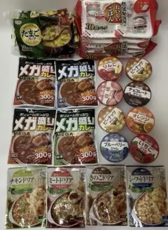 レトルトカレー ごはん ジャム ドリア スープの詰め合わせセットのサムネイル