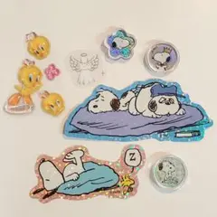 PEANUT スヌーピー ワーナー Tweety シール おすそ分け