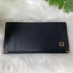 dunhill ダンヒル 二つ折り 長財布 札入れ 黒 ブラック