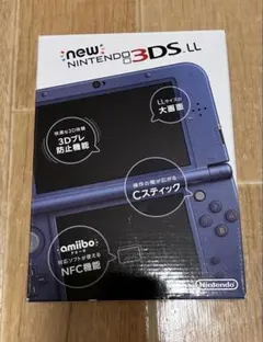 ［箱説付き］NINTENDO NEW 3DSLL メタリックブルー