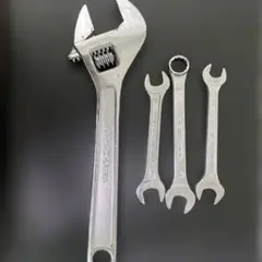 몽키 렌치 250mm 스패너 3개 세트