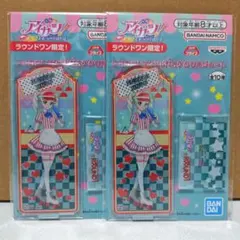 ラウンドワン限定 アイカツ! スタンド付きアクリルプレート 藤堂ユリカ 2点