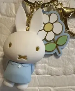 ミッフィー ストラップ付きキーホルダー タイトー限定 ブルー③お値下げ価格❣️