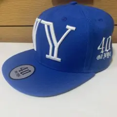 40 OZ NYC NYロゴ ベースボールキャップ 青
