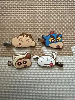 クレヨンしんちゃん ヘアクリップ 4個セット