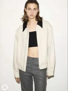 moussy 完売新品 SHIRRING OVER NYLON ブルゾン - メルカリ
