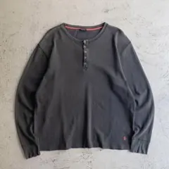 90s Polo Ralph Lauren フェード ヘンリーネック サーマル