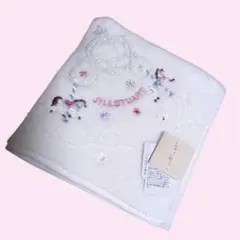 【訳あり❗】JILLSTUART　ジルスチュアート　 タオルハンカチ　刺繍
