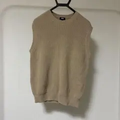 UNIQLO ノースリーブニット S ベージュ