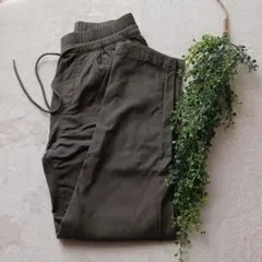 SHOO・LA・RUE オリーブグリーン Lサイズ カジュアルパンツ冬用素材