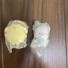 サンリオポムポムプリン　ポチャッコ　カラフルカラビナマスコットチャームフロッキー