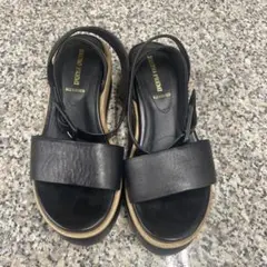 BRUNO PREMI 厚底サンダル size36 レディース ブラック 格安