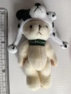 TULLY'S COFFEE 牛帽子クマぬいぐるみ