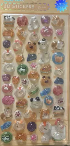 ボンボンドロップ　ボンドロ　3D ウォーター　シール　ブロックタイルシール