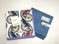 FURLA ハンカチ & INTERMODE ハンカチ 2枚セット