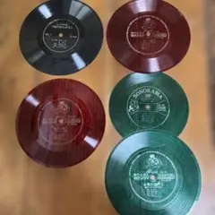 SP盤 レコード 5枚セット／REGAL・TEICHIKU／78回転／昭和レトロ