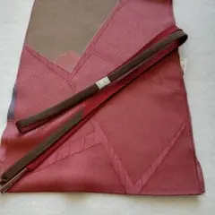 おしゃれな高級正絹手組帯締めと正絹帯揚げセット0537