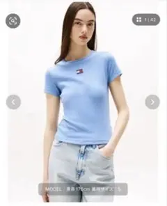 TOMMY JEANS グレー 半袖Tシャツ Sサイズ