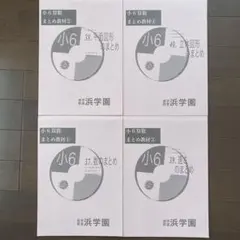 浜学園 小6 算数 テーマ教材 浜ノート 第4分冊 - メルカリ