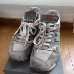 New Balance 998 グレー/グリーンのサムネイル