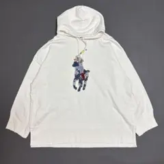 POLO RALPH LAUREN ビッグポニー パッチワーク パーカー