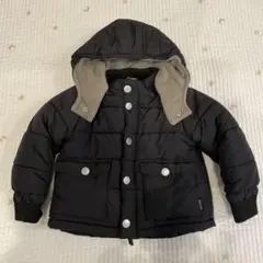 プティマイン ダウン90サイズ　ジャンパー　アウター ブラック