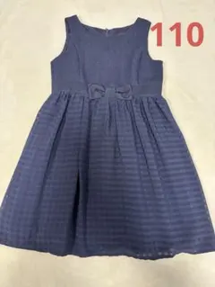 COMME CA ISM ネイビー フォーマルワンピース