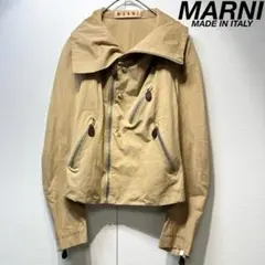 MARNI】ナイロンジャケット 48 ベージュ イタリア製 ミニマル - メルカリ
