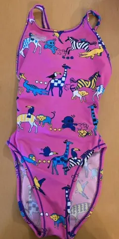 アリーナ　アリーナ君と動物柄競泳水着　130センチ