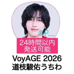なにわ男子 1st ドーム VoyAGE うちわ 2026 道枝駿佑 ペンライト