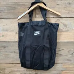 NIKEナイキメッシュトートバッグブラックのサムネイル